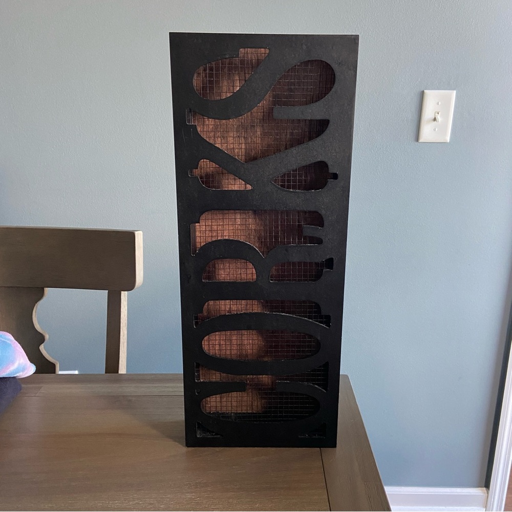 Black “Corks” Wall Decor